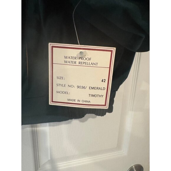 Gino Cappelli Waterproof Mens Emerald Jacket Size 42 Designer Quality Clothing - Picture 5 of 14